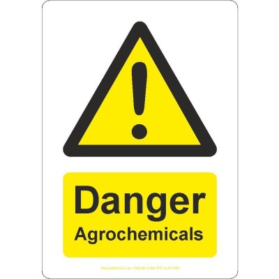 Danger Agrochemicals Sign