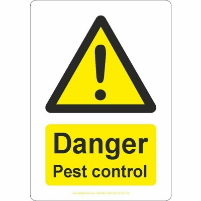 Danger Pest Control Sign